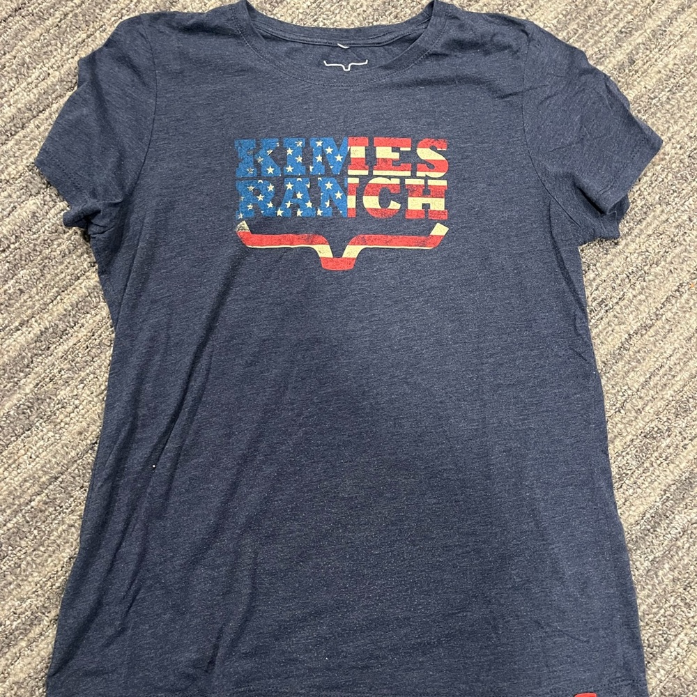 Kimes Ranch American Flag Tee - XL